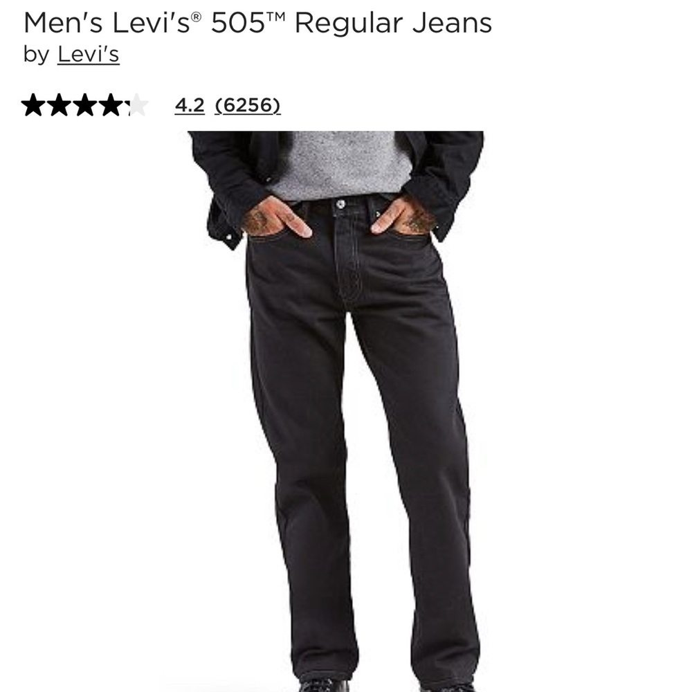 New Levi 505 jeans